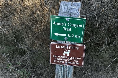 Annie's Canyon Trailhead
